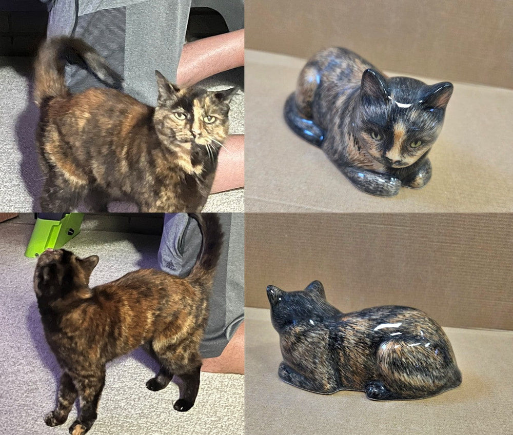 Custom Decorated Pet Urns by Photo 
